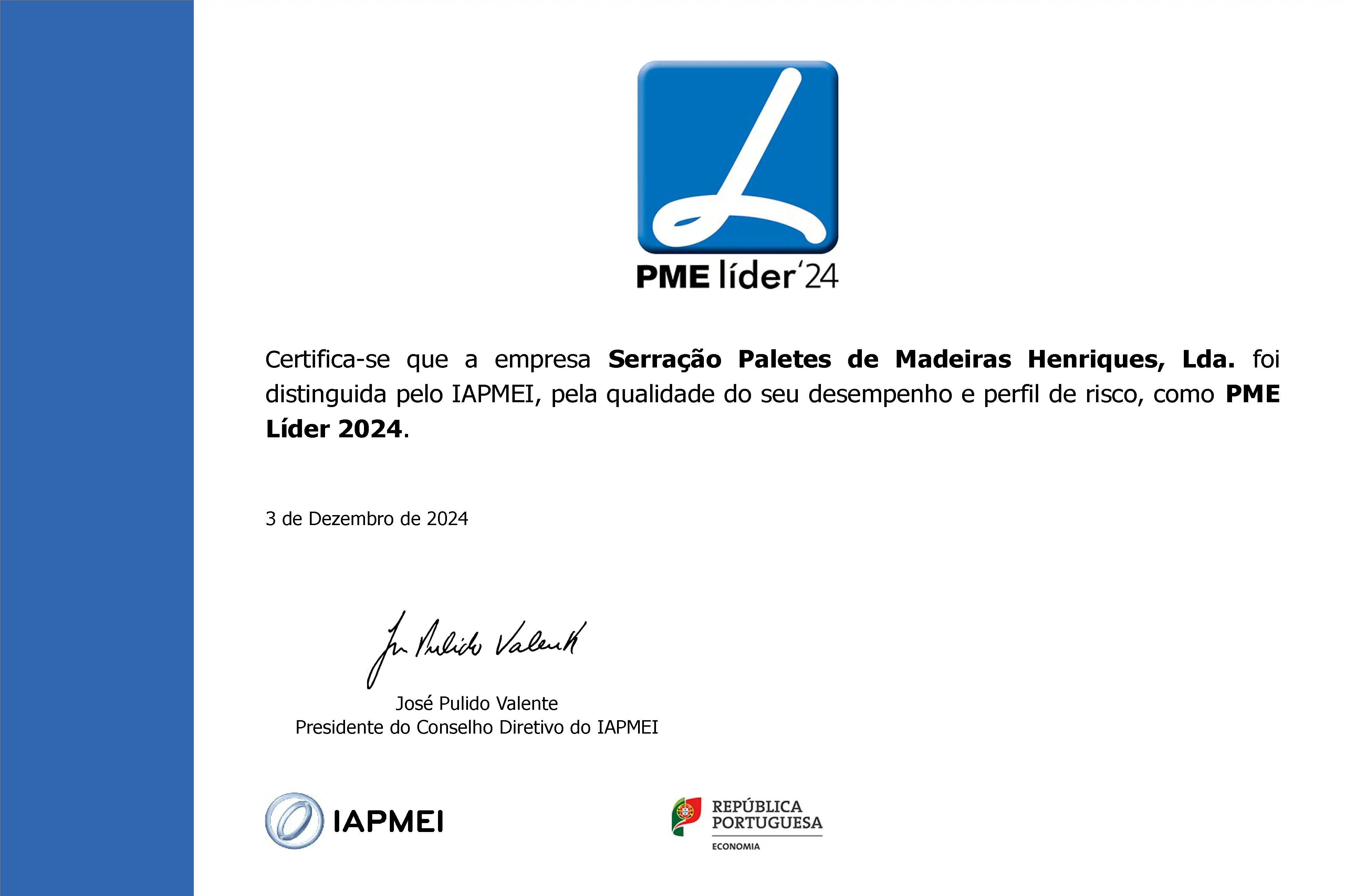 Diploma PME Excelência 2024